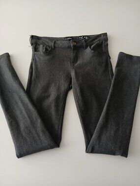 Ranbeeri Charcoal Grey Stretch Flannel Jeans - size 26